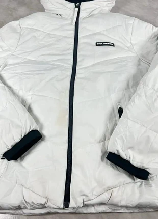 Hollister – Doudoune femme blanche capuche doublée fourrure chaude & stylée Taille M Code 249N, brand: Hollister, condizioni: Buone, taglia: M / IT 42 / EU 38, €29.00, €31.15 include la Protezione acquisti Pro