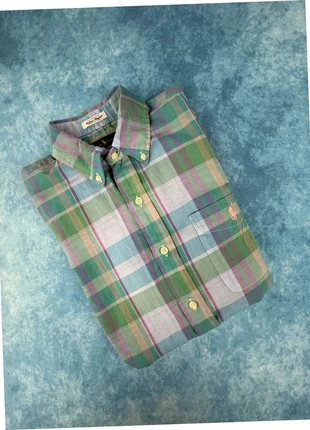 ralph lauren chemise à carreaux madras coton logo cavalier homme taille M “369”, marca: Ralph Lauren, estado: Muito bom, tamanho: M, €16.00, €17.50 inclui Proteção do Comprador Pro