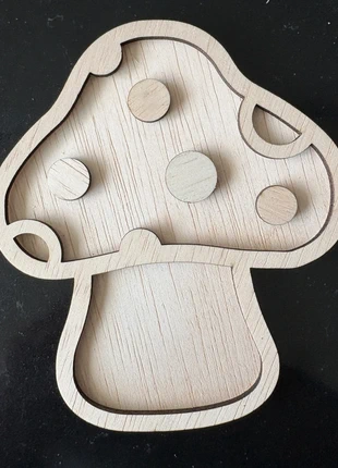 Nieuwe houten vulvorm paddenstoel, marque: Flint&Fonkel, état: Très bon état, taille: 24-36 mois / 92 cm, 3,95 €, 4,85 € Protection acheteurs (Pro) incluse