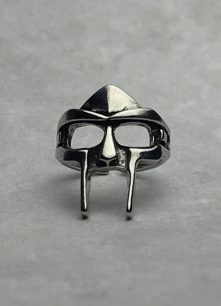 Bague MF DOOM en acier inoxydable, brand: CHROME, condition: Very good, size: Adjustable, €10.00, €11.20 includes Buyer Protection