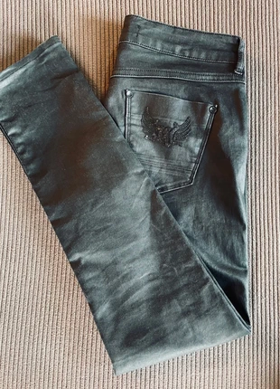 🖤 Jean skinny noir effet ciré Kaporal – Taille S 🖤, marque: Kaporal, état: Très bon état, taille: S / 36 / 8, 11,90 €, 13,20 € Protection acheteurs incluse