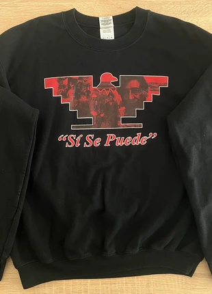 Sweat noir “Sí Se Puede” 🔥 Style vintage / street Taille M, marke: Gildan, zustand: Sehr gut, größe: M, 8,00 €, 9,10 € inklusive Vinted-Käuferschutz