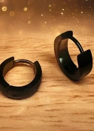 Paire de boucle d'oreille de créoles de 13 mm en acier inoxydable, marque: Boucles d'oreilles, état: Neuf sans étiquette, 2,99 €, 3,84 € Protection acheteurs incluse