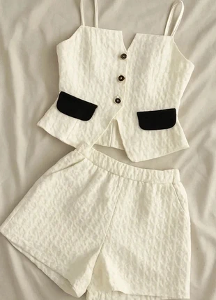 Ensemble court structuré blanc, brand: Velina Concept, condition: Very good, size: S / 36 / 8, €39.99, €42.69 includes Buyer Protection