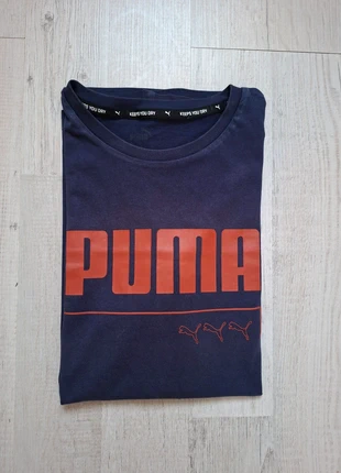 T-shirt Puma bleu Marine taille M, marca: Puma, estado: Muito bom, tamanho: M, €3.00, €3.85 inclui Proteção do Comprador