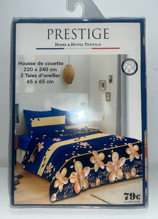 Housse de couette, marque: prestige, état: Neuf sans étiquette, taille: King Size (220-240 cm x 220-260 cm), 10,99 €, 12,24 € Protection acheteurs incluse