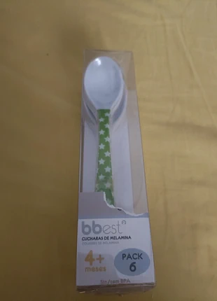 Cucharas de melamina de estrellas para bebe El corte ingles, marque: El Corte Inglés, état: Neuf avec étiquette, taille: 3-6 mois / 62 cm, 3,00 €, 3,85 € Protection acheteurs incluse