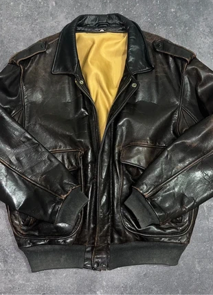 Veste / Blouson en cuir véritable vintage – Marron foncé, marca: Vintage Dressing, estado: Muy bueno, tamaño: L / 40 / 12, 55,00 €, 58,45 € Protección al comprador incluida