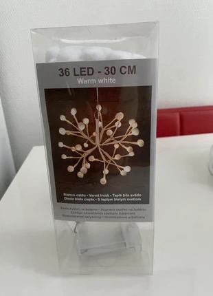 Guirlande lumineuse intérieure blanche 36 LED 30 cm décoration Noël maison, marque: Action, état: Neuf sans étiquette, 8,00 €, 9,10 € Protection acheteurs incluse