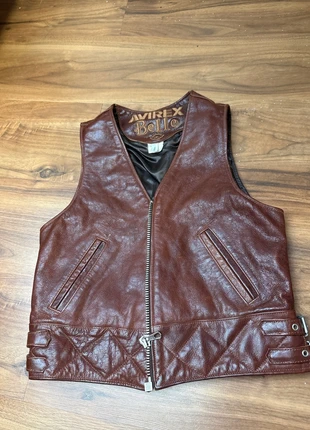 Blouson cuir biker, brand: Avirex, condition: Very good, size: S / 36 / 8, €50.00, €53.20 includes Buyer Protection