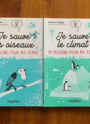 Lot de 2 livres – Je sauve les oiseaux & Je sauve le climat, état: Bon état, 2,50 €, 3,33 € Protection acheteurs incluse