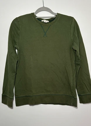 khakigrünes dunkelgrünes vintage H&M Sweatshirt Pullover, brand: H&M, condizioni: Ottime, taglia: 13 anni / 158 cm, €2.50, €3.33 include la Protezione acquisti