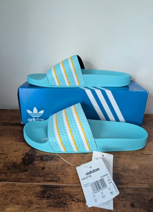 Adidas originals men's adilette slide sandal size UK 12 EU 47, brand: adidas, condition: New with tags, size: 12, £18.00, £19.60 includes Buyer Protection Pro