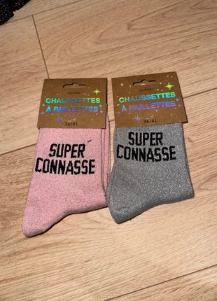 Chaussettes à paillettes (neuve) femme fille idée cadeau, marque: Fashion Style, état: Très bon état, taille: Taille unique, 7,20 €, 8,26 € Protection acheteurs (Pro) incluse