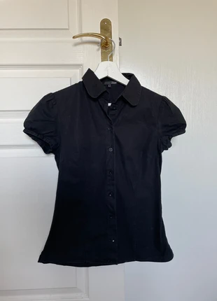 Chemise Manche Courte Etam Noir Taille 34, marque: Etam, état: Neuf sans étiquette, taille: XS / 34 / 6, 15,00 €, 16,45 € Protection acheteurs incluse