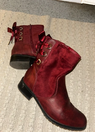 Bottines cuir bordeaux, marke: Boutique indépendante, zustand: Gut, größe: 37, 10,00 €, 11,20 € inklusive Vinted-Käuferschutz