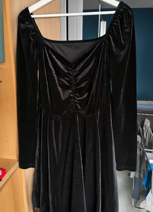 Kleid cocktail Kleid Schwarz Samt, marque: Vintage Dressing, état: Bon état, taille: M / 38 / 10, 4,00 €, 4,90 € Protection acheteurs incluse