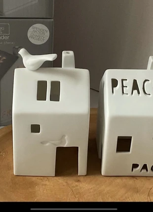 Rader set 2 lichthuisjes dove en peace, merk: Räder, staat: Nieuw met prijskaartje, € 29,90, € 32,10 inclusief Kopersbescherming