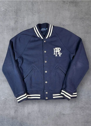 Blouson teddy Ralph Lauren marine - Taille M homme/ S femme, marque: Ralph Lauren, état: Très bon état, taille: M / 38 / 10, 70,00 €, 74,20 € Protection acheteurs (Pro) incluse