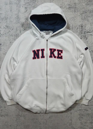 Hoodie Nike Vintage Made in Mexico Blanc Oversize M Vintage Old Money Retro Collector Y2k, brand: Nike, condition: Very good, size: M, €64.95, €68.90 includes Buyer Protection Pro