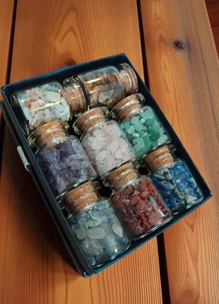 8 small jar boxed set of precious stones brand new, brand: Watchityou, condition: New without tags, £8.50, £9.63 includes Buyer Protection