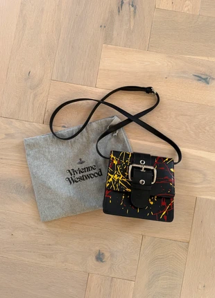 Viviene Westwood leather small cross-body bag, brand: Vivienne Westwood, condition: Very good, £110.00, £116.20 includes Buyer Protection