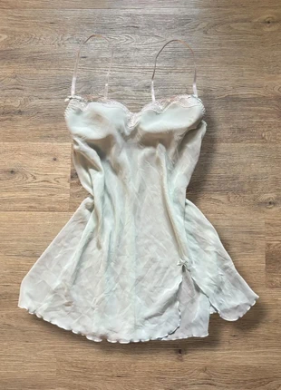 Early 00’s y2k APT.9 Mesh Sheer Lace Trim Bow Detail Babydoll Corset Top, brand: Apt. 9, condition: Good, size: L / UK 16-18, £20.00, £21.70 includes Buyer Protection Pro