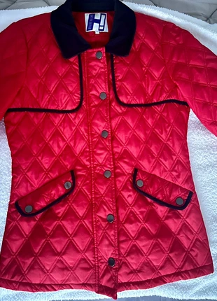 Veste vintage rouge matelassée By Henry Holland – style barn jacket Ralph Lauren – T36/38, marque: H! by Henry Holland, état: Très bon état, taille: S / 36 / 8, 20,00 €, 21,70 € Protection acheteurs incluse