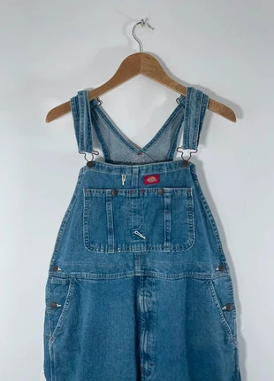 Salopette Dickies en jean baggy bleu, marque: Dickies, état: Très bon état, taille: W36 | FR 46, 65,00 €, 68,95 € Protection acheteurs incluse