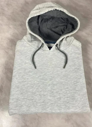 Sweat à capuche Instinct gris chiné coton bio intérieur doux casual sportswear mixte L Code 095N, brand: Bonobo, condition: Very good, size: L, €25.00, €26.95 includes Buyer Protection Pro