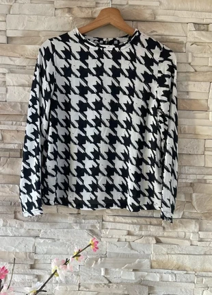 Blouse Mango noire et blanche – Taille XS – Parfait état, brand: Mango, condizioni: Ottime, taglia: XS / IT 38 / EU 34, €7.00, €8.05 include la Protezione acquisti