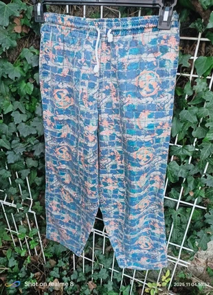 Pantalon rétro vintage léger en coton cool crazyprint pant, marque: Vintage Dressing, état: Très bon état, taille: S / 36 / 8, 12,00 €, 13,30 € Protection acheteurs incluse