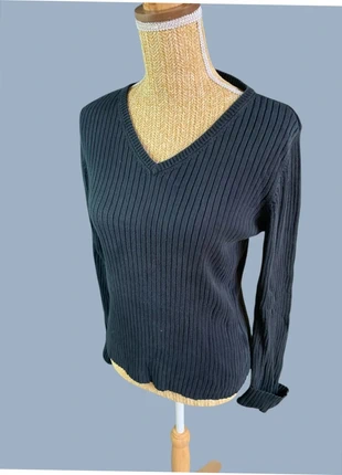 Pull Col en V Tommy Hilfiger Noir - Taille XL, brand: Tommy Hilfiger, condition: Very good, size: XL / 42 / 14, €15.00, €16.45 includes Buyer Protection Pro