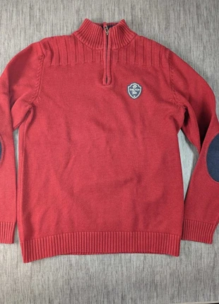 Pull Shilton Team – col camionneur quart-zip– rouge bordeaux – taille M, marke: Shilton, zustand: Gut, größe: M, 16,00 €, 17,50 € inklusive Vinted-Käuferschutz