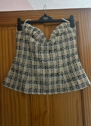 Sister Jane Tweed Corset Style Top NWT, brand: Sister Jane, condition: New with tags, size: M / UK 12-14, £25.00, £26.95 includes Buyer Protection