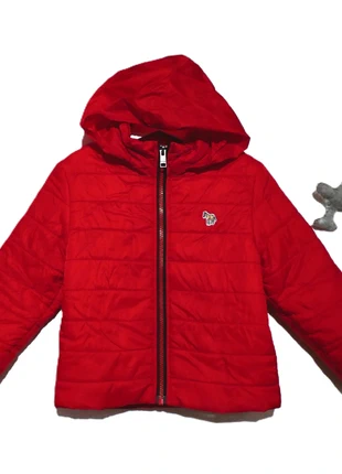 Doudoune semi-épaisse coupe vent rouge au zèbre multicolore de la maison Paul Smith, Taille 5 ans, brand: Paul Smith, condition: Very good, size: 5 years / 110 cm, €13.80, €15.19 includes Buyer Protection