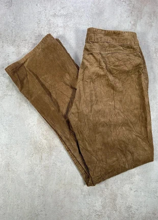 Pantalon Vintage En Velours Côtelé / Corduroy Muji brun moyen texture rugueuse taille 36, marke: Vintage Dressing, zustand: Sehr gut, größe: S / 36 / 8, 9,00 €, 10,15 € beinhaltet Vinted-Käuferschutz Pro