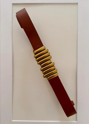 🤎 Ceinture camel avec boucle dorée rétro chic, condition: New without tags, size: Adjustable, €12.90, €14.25 includes Buyer Protection