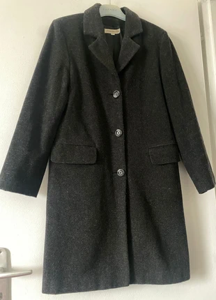 Long manteau gris noir Jacqueline Riu taille S - 70% Laine 5% cachemire, marca: Jacqueline Riu, estado: Muy bueno, tamaño: S / 36 / 8, 18,00 €, 19,60 € Protección al comprador incluida