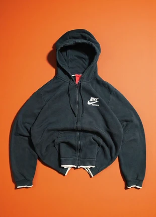 Nike Sportswear Vintage Varsity Style Full Zipper Y2K Retro Hoodie Jacket Black | M/L, marque: Vintage Dressing, état: Très bon état, taille: L, 17,50 €, 19,08 € Protection acheteurs incluse