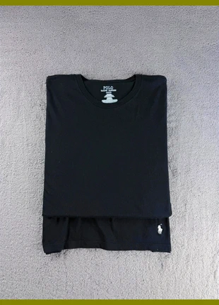 T-shirt Ralph Lauren col rond noir Classic Fit taille M, marque: Ralph Lauren, état: Très bon état, taille: M, 19,00 €, 20,65 € Protection acheteurs incluse