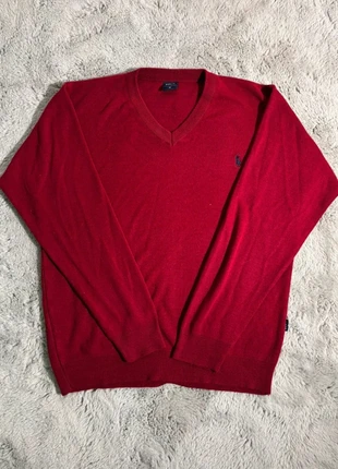 Pull Ralph Lauren Rouge col rond Logo brodé bleu - Taille M 007, marke: Ralph Lauren, zustand: Sehr gut, größe: M, 25,00 €, 26,95 € inklusive Vinted-Käuferschutz