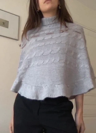 Poncho pastel vintage cottagecore, marque: Vintage Dressing, état: Très bon état, taille: S / 36 / 8, 10,00 €, 11,20 € Protection acheteurs incluse