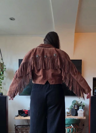 Vintage Frontline Suède Cowgirl Jack met Franjes, marca: Frontline, estado: Muy bueno, tamaño: M / 38 / 10, 189,00 €, 199,15 € Protección al comprador incluida