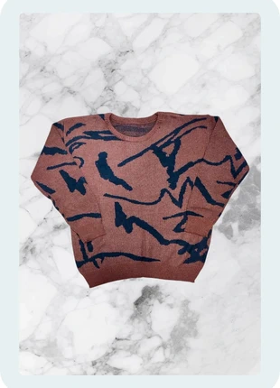 Pull y2k vintage rouge avec motif noir S, marca: y2k, estado: Nuevo sin etiquetas, tamaño: S, 20,00 €, 21,70 € Protección al comprador incluida