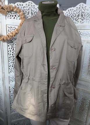 Veste saharienne Atlas For Women – Taille 54/56 – Coloris vert kaki doux – Style pratique tendance, merk: Atlas for Women, staat: Nieuw zonder prijskaartje, maat: 7XL / 54 / 26, € 29,99, € 32,19 inclusief Kopersbescherming Pro