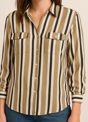 Blouse à rayures verticales – Primark (Taille 38), marca: Primark, estado: Muy bueno, tamaño: M / 38 / 10, 3,00 €, 3,85 € Protección al comprador incluida