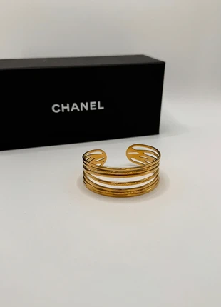 bracelet doré manchette large ouverte neuf or lourd acier inoxydable tendance luxe jonc, marque: Acero, état: Très bon état, 14,00 €, 15,40 € Protection acheteurs (Pro) incluse