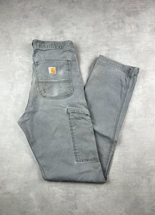 Pantalon carhartt cargo workwear baggy gris vintage - Taille 31x34, marca: Carhartt, estado: Muy bueno, tamaño: W31 | ES 41, 19,00 €, 20,65 € Protección al comprador Pro incluida