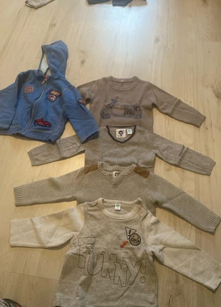 Lot 4 pull + 1 veste, marke: Tex Baby, zustand: Sehr gut, größe: 18–24 Monate / 86, 2,50 €, 3,33 € inklusive Vinted-Käuferschutz